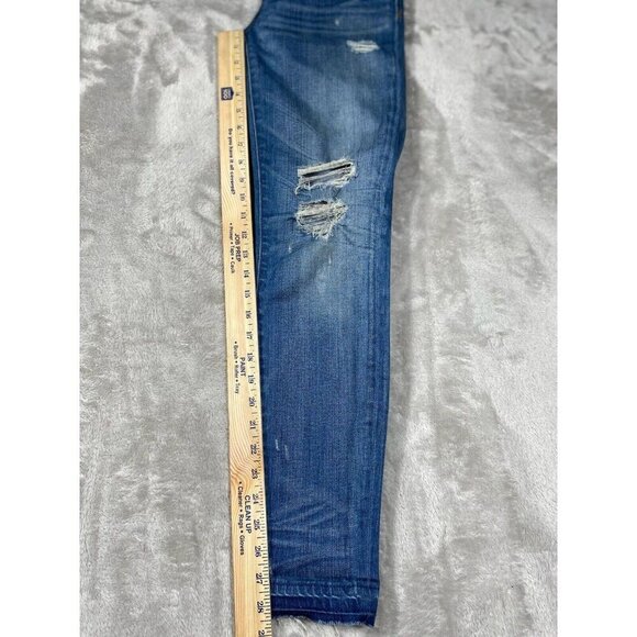 Madewell 9" High-Rise Skinny Jeans - Women's Size 26, Medium Wash - Picture 13 of 14